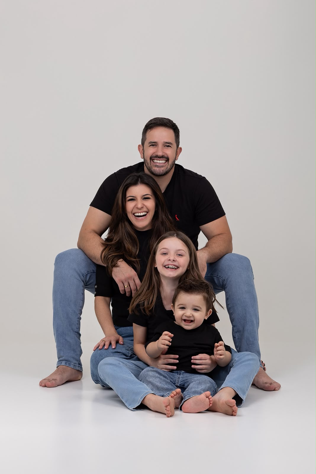 Tin Medeiros com sua família